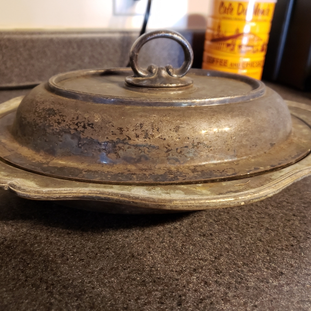 Barbour silver co divided tray